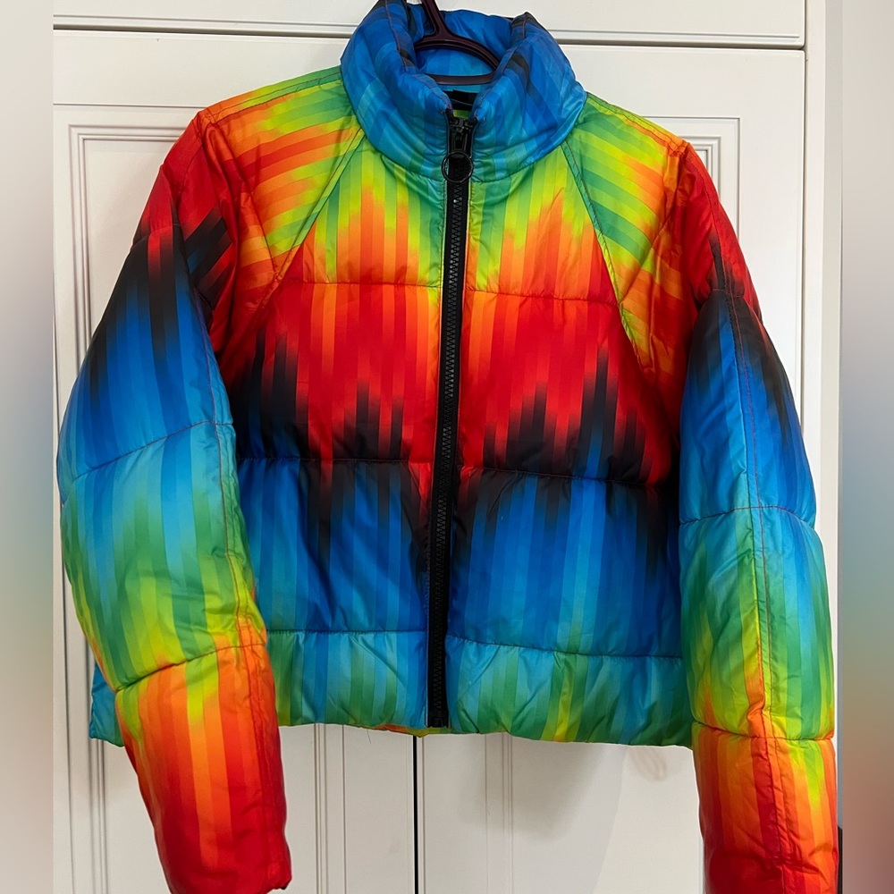 Top shop retro Neon Puffer